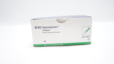 BD 368607 Vacutainer Eclipse Blood Collection Ndle 21G x 1-1/4inch(x)- Box of 48